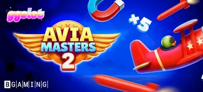 Aviamasters 2 স্লট গেমের ইন্টারফেস